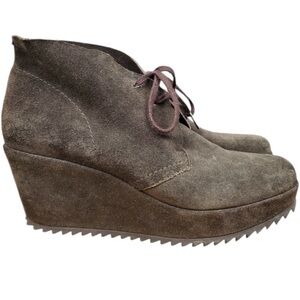 Pedro Garcia Fulvia brown suede wedge boots size 38 (8)